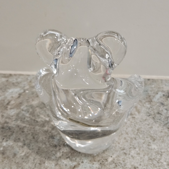 Vintage Lead Crystal Bear Trinket / Ring Holder Made In Italy - Picture 5 of 11